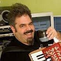 Max Rubenstein with accordion